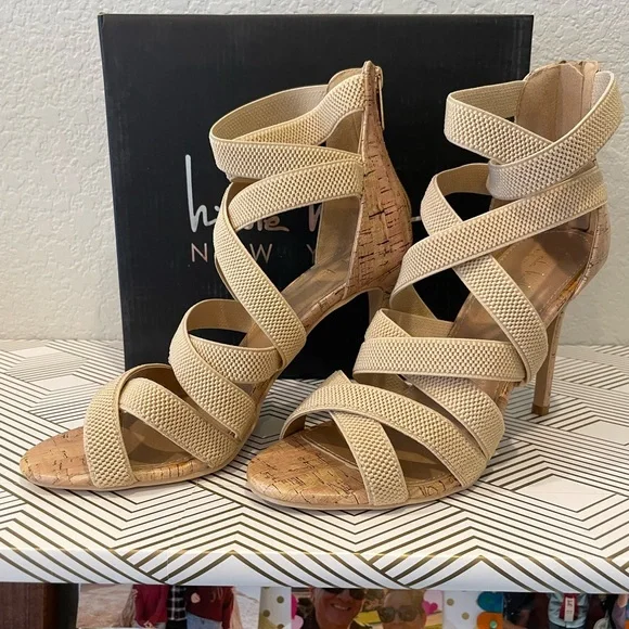Nicole Miller Melie Strappy Heel size 8.5 - Picture 5 of 11